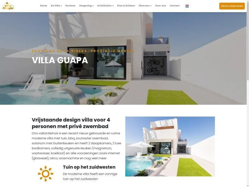 Villa Guapa in Spanje